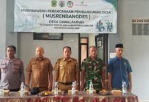 Kapolsek Pancalang Hadiri Penyusunan RKPDes 2027 dan Musrenbangdes 2028 Desa Danalampah, Sampaikan Imbauan Kamtibmas Antisipasi Kebakaran