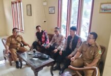 Patroli Polsek Cidahu Sambangi Perangkat Desa Kertawinangun