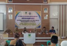 Dukung Perencanaan Pembangunan Desa, Bhabinkamtibmas Desa Cikubangmulya Hadiri Musrenbangdes