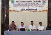 Kapolsek Pancalang Hadiri Musyawarah Desa Penyusunan RKPDes Tahun 2027 dan Musrenbangdes Tahun 2028 di Desa Kahiyangan, Sampaikan Imbauan Penertiban Knalpot Brong