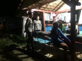 “Polsek Cibingbin Gelar Patroli Malam, Antisipasi C3 dan Gangguan Kamtibmas”