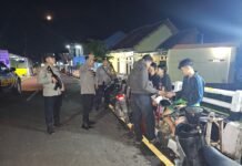 “Polsek Cibingbin Gelar Patroli Malam, Antisipasi C3 dan Gangguan Kamtibmas”