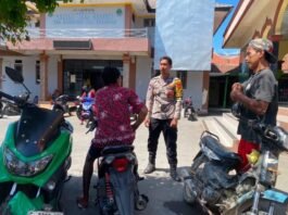 ‘Anggota Patroli Polsek Cibingbin Laksanakan Patroli Dialogis Antisipasi C3, Demi menjaga Kondusifitas diwilayah hukum Polsek Cibingbin’