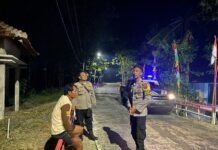 “Polsek Cibingbin Gelar Patroli Malam, Antisipasi C3 dan Gangguan Kamtibmas”
