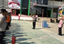 Tanggap Bencana Di Kaki Gunung, Polsek Mandirancan Bersama UPTD TNGC Dan MPA Gelar Apel Siaga Karhutla