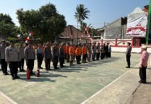 Benteng Kesiapsiagaan Lereng Ciremai, Aksi Nyata Polsek Mandirancan Pimpin Apel Siaga Karhutla Di Desa Seda