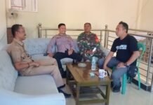 Kukuhkan Tiga Pilar Kewilayahan, Plt. Kapolsek Mandirancan Iptu Arip Rahmansyah Sambangi Balai Desa Kertawinangun
