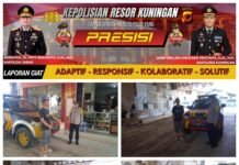 Polsek Kramatmulya Melaksanakan Patroli Dialogis Bangun Kesadaran Kolektif Warga dalam Menjaga Kamtibmas di Wilayah Desa Kalapagunung