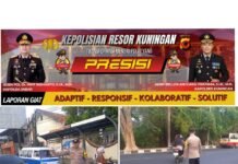 PH Pagi Maksimalkan Pelayanan Pagi Polsek Kramatmulya Pertebal Personel demi Kelancaran Arus Lalu Lintas di Depan SMPN 1 Kramatmulya, Simpang Tiga Cilowa