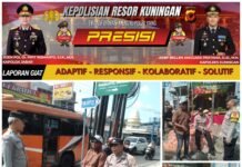 Patroli Siang Polsek Kramatmulya, antisipasi terjadinya Gangguan Kamtibmas dan tindak kriminalitas di Desa Kramatmulya