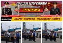 Polsek Kramatmulya Melaksanakan Patroli Dialogis Bangun Kesadaran Kolektif Warga dalam Menjaga Kamtibmas di Wilayah Desa Gandasoli