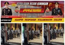 Polsek Kramatmulya Melaksanakan Patroli Malam Antisipasi tindak kriminalitas dan Gangguan Kamtibmas Sambangi Warga Masyarakat Desa Bojong