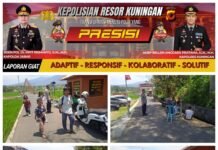 Polsek Kramatmulya Melaksanakan Patroli Dialogis Bangun Kesadaran Kolektif Warga dalam Menjaga Kamtibmas di Wilayah Desa Cikaso