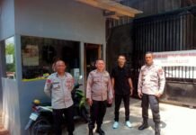 PATROLI SAMBANG DESA, POLSEK KADUGEDE ANTISIPASI GANGGUAN KAMTIBMAS