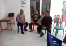 MELALUI SAMBANG BHABINKAMTIBMAS DESA KADUGEDE AIPDA DUDI APRIYADI, POLSEK KADUGEDE AJAK WARGA WUJUDKAN SITUASI KAMTIBMAS DI LINGKUNGAN