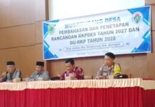 BHABINKAMTIBMAS HADIRI MUSRENBANG DESA JAMBAR KUNINGAN
