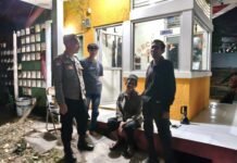 Cegah Kejahatan, Polsek Kadugede Intensifkan Patroli Malam Hari