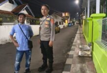 Malam yang indah, Polsek Kadugede Intensifkan Patroli Malam Hari Cegah Kejahatan