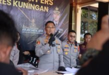 Respon Cepat Keluhan Warga, Satlantas Polres Kuningan Amankan Puluhan Penonton dan Sepeda Motor Balap Liar