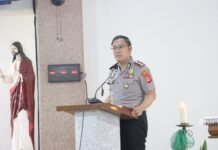 Perkuat Toleransi dan Kondusivitas Wilayah, Polres Kuningan Gelar Minggu Kasih di Dua Gereja