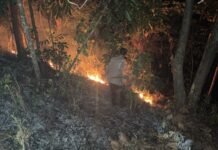 REAKSI CEPAT POLSEK LURAGUNG BERSAMA MASYARAKAT TANGANI KARHUTLA