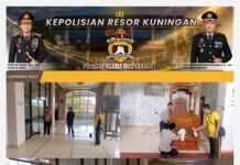 Jumat Bersih di Masjid Agung Al-Istiqomah, Polsek Cilimus Ajak Masyarakat Perkuat Budaya Gotong Royong