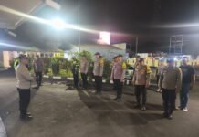 Polsek Cilimus Pimpin Apel KRYD Patroli Gabungan Zona I, Antisipasi Gangguan Kamtibmas