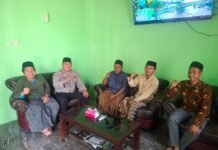 Jaga Kamtibmas, PS. Panit 2 Samapta Polsek Ciawigebang Jalin Silaturahmi dengan Ustadz Ponpes Nurul Ilmi Desa Ciomas