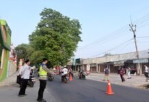 Anggota Polsek Luragung Melaksanakan Pengaturan Pagi