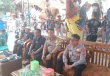 Bhabinkamtibmas Polsek Ciawigebang Amankan Hiburan Burok di Hajatan Warga Desa Ciomas