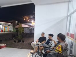 Giat Rutin Unit Patroli Polsek Cidahu Melaksanakan Patroli Dialogis