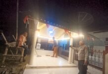 Anggota Polsek Ciwaru Laksanakan Monitoring Pos Kamling, Tingkatkan Keamanan Lingkungan