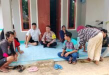 Bhabinkamtibmas Desa Sukaraja Jalin Silaturahmi Kamtibmas dengan Warga Binaan
