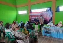 Polsek Ciwaru Bersama Puskesmas Ciwaru Gelar Sosialisasi Kesehatan di Desa Baok