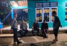 Wujudkan Situasi Kondusif, Bhabinkamtibmas Polsek Ciawigebang Gelar Patroli KRYD Malam Hari Sambangi Warga Desa Sukaraja
