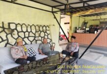 Kapolsek Pancalang Ipda Lukman Hakim Bersama Anggota Silaturahmi Kamtibmas dengan Pemilik Kebun Anggur Cibuyut Desa Tajurbuntu, Perkuat Kemitraan Polri dan Masyarakat dalam Menjaga Kondusifitas