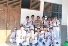Bhabinkamtibmas Polsek Ciawigebang Sambangi SMPN 1 Cipicung, Sampaikan Imbauan Kamtibmas kepada Siswa