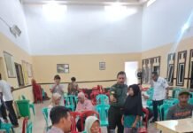 POLSEK LURAGUNG MELAKSANAKAN PATROLI MEMBERIKAN HIMBAUAN AGAR TETAP JAGA KEAMANAN