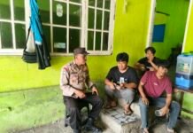 Aipda Djayusman Sambangi Warga dan Sampaikan Imbauan Antisipasi Kebakaran serta Cegah C3 untuk Wujudkan Situasi Kamtibmas yang Aman dan tertib