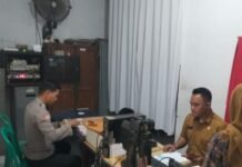 Optimalkan Tugas Agen PERLINSOS, Bhabinkamtibmas Desa Karangkamulyan Polsek Ciawigebang Koordinasi IKD
