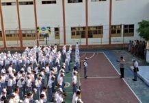 Bangun Generasi Berkarakter, PS. Panit 2 Samapta Polsek Ciawigebang Berikan Pembinaan di SMK PGRI Ciawigebang