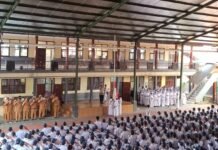 Jadi Pembina Upacara di SMP Negeri 1 Ciawigebang, PS. Panit 2 Samapta Polsek Ciawigebang Ajak Pelajar Jauhi Kenakalan Remaja