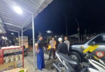 POLSEK KADUGEDE LAKSANAKAN PATROLI MALAM ANTISIPASI KEJAHATAN