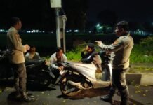 Gelar Patroli KRYD Malam Hari, Ka SPKT 2 Polsek Mandirancan Aiptu Juro Jauhari, S.H. Imbau Pemuda Waspada dan Jauhi Aksi Tawuran