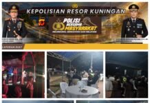 Monitoring Kegiatan Api Unggun Pramuka Penggalang Gudep 09105/ 09106 Pangkalan SMP Negeri 2 Kuningan Bertempat di Panagaran Desa Cikaso