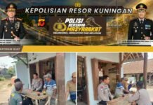 Anggota Polsek Kramatmulya Melaksanakan patroli Siang antisipasi terjadinya Gangguan Kamtibmas dan tindak kriminalitas di Wilayah Hukum Polsek Kramatmulya