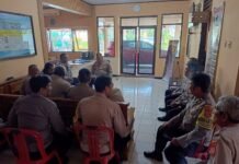 Anev Perdana Mako Polsek Mandirancan, IPTU Iid Nurdin, S.H. Tekankan Integritas dan Kesiapsiagaan Anggota