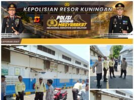 Polsek Kramatmulya Laksanakan Patroli Siang, antisipasi terjadinya Gangguan Kamtibmas dan tindak kriminalitas di Desa Karangmangu