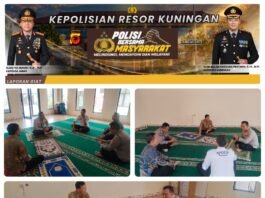 Giat Silaturahmi Kapolsek Kramatmulya Kepada Perangkat Desa Cilowa