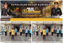 Perkuat Sinergitas, Polsek Kramatmulya dan Perangkat Desa Cilowa Gelar Olahraga Bersama demi Jaga Stamina dan Kamtibmas